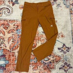 Eddie‎ Bauer Women's Cargo Hiking Pants Size 10 Nylon Spandex Blend Zip Pockets